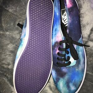 galaxy print vans